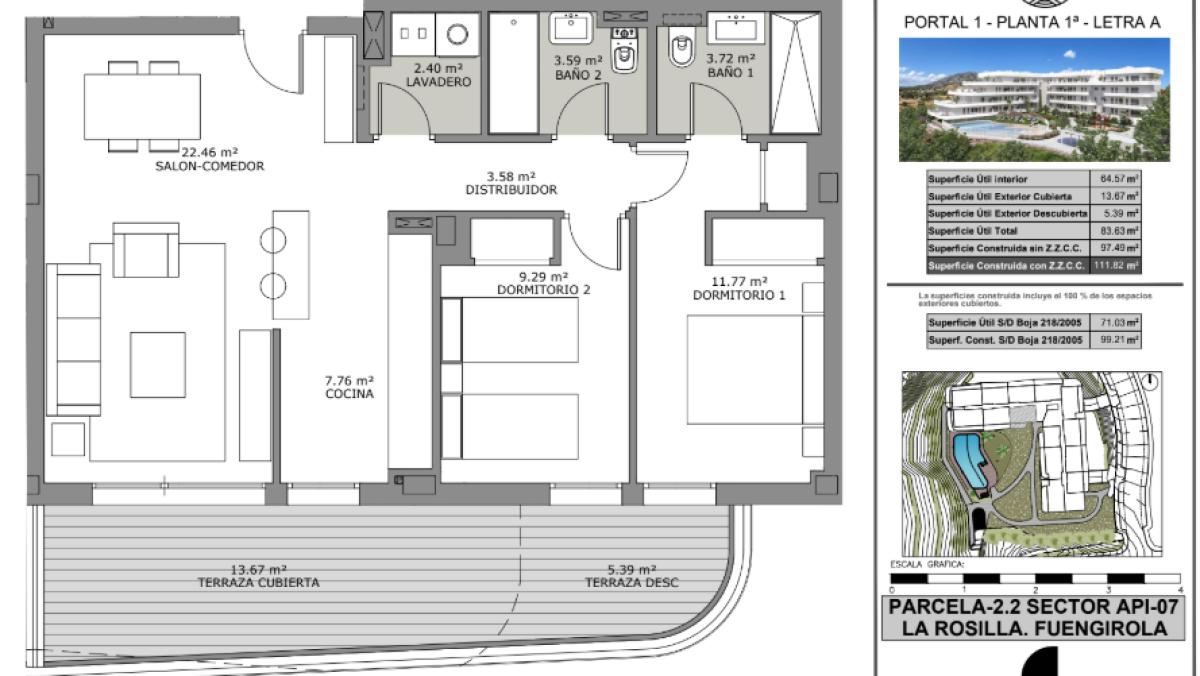 Sale of apartment in Calle Comunera María Pacheco, s/n, Fuengirola
plan 4