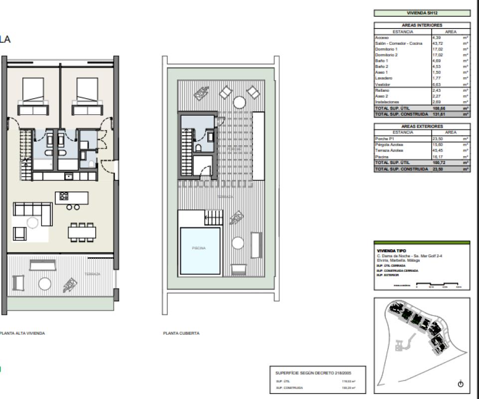 Venta de piso en Elviria-Cabopino, Marbella
 plan 1