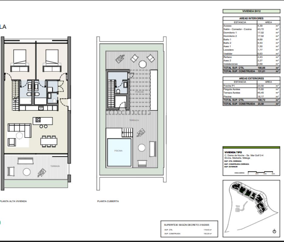 Sale of apartment in Elviria-Cabopino, Marbella
plan 1