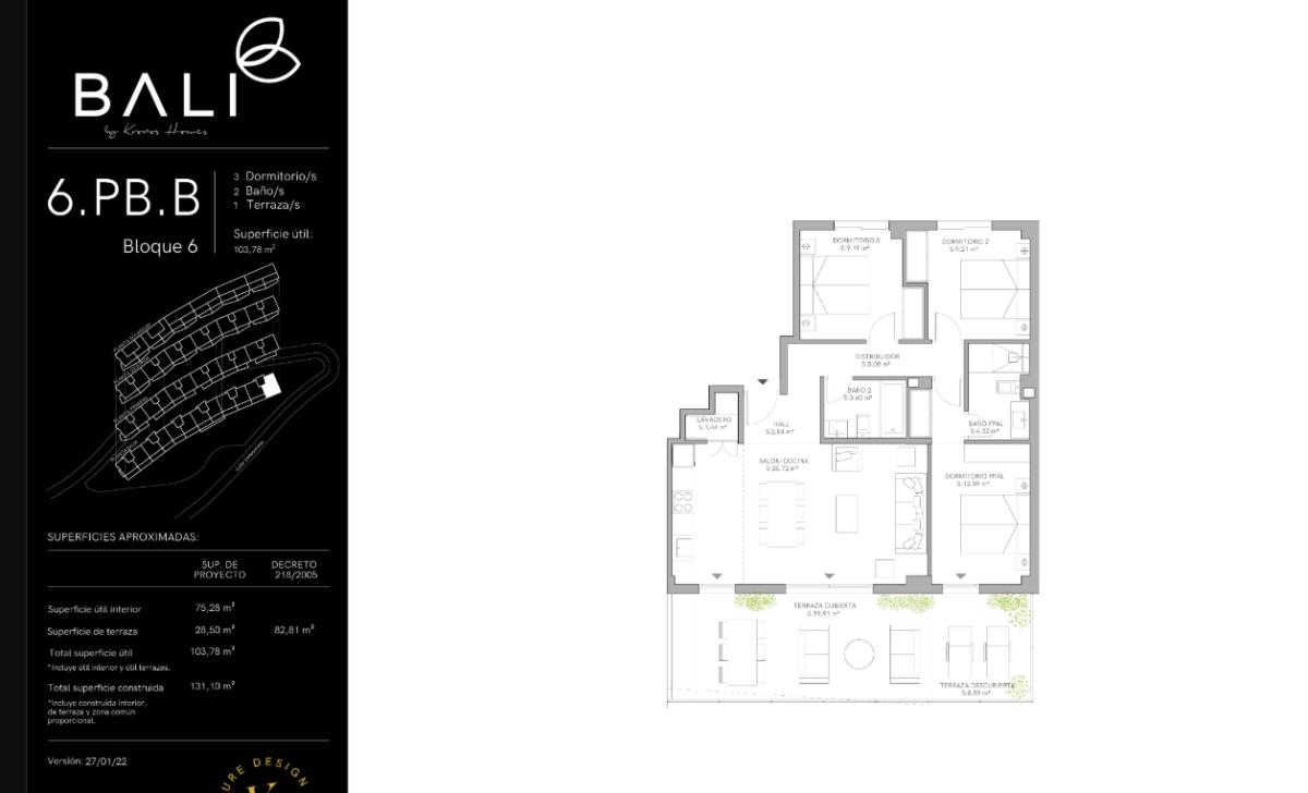 Продажа квартиры на Calle Sietecolores, 23, Ринкон-де-ла-Виктория
plan 1