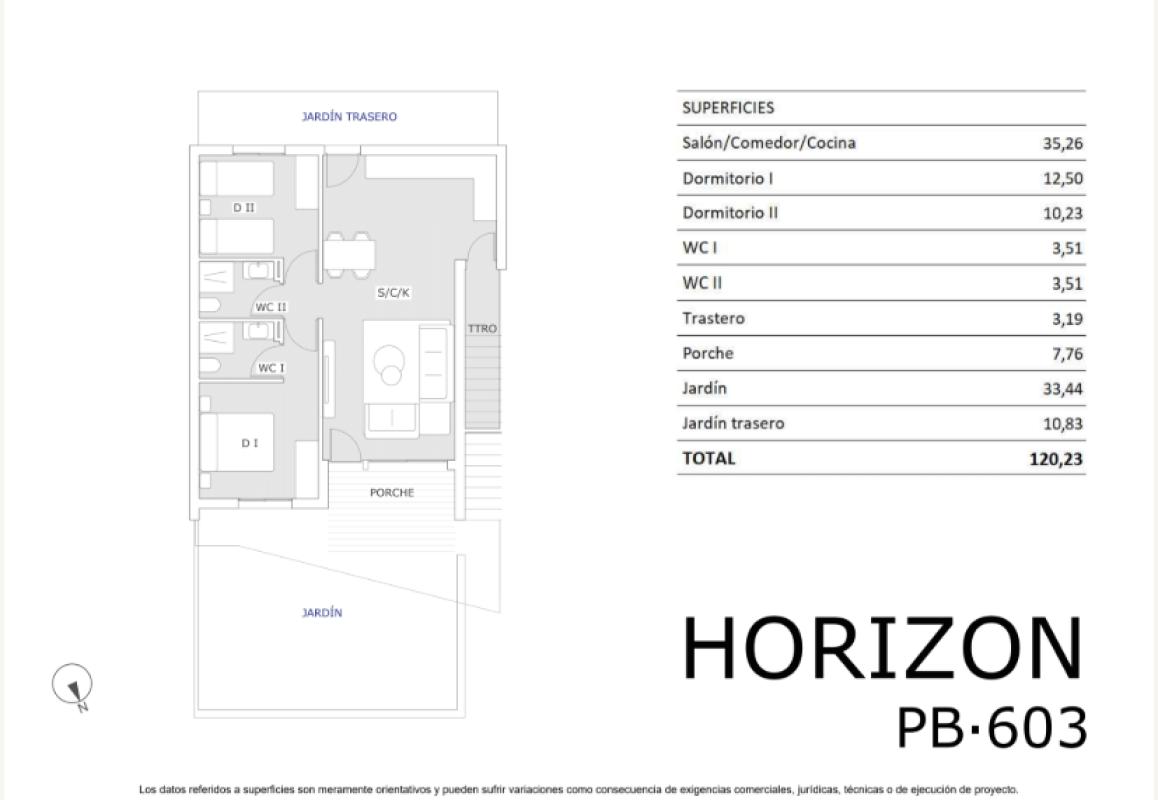 HORIZON RESORT apart, San Miguel de Salinas
plan 3