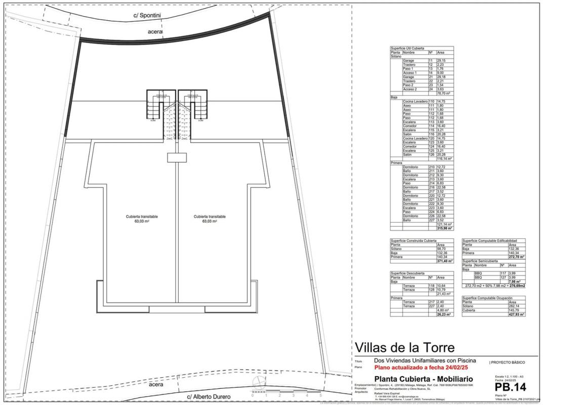 Obra nueva Villas de la Torre en Málaga (Revista) plan 4