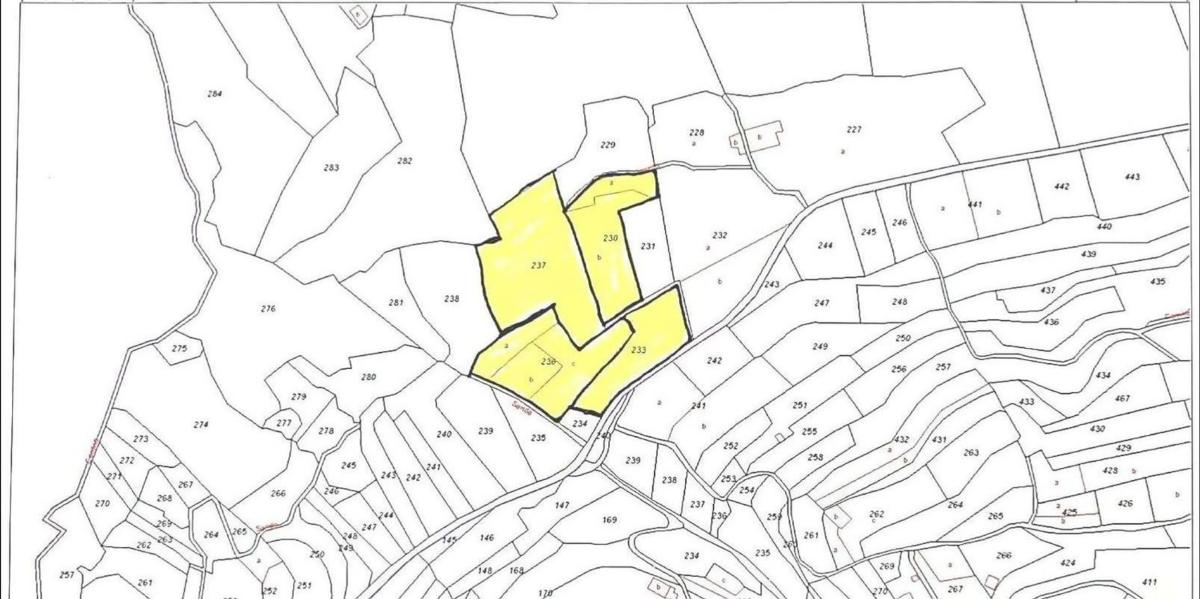 Terreno en venta en Alcalalí, Alicante plan 1
