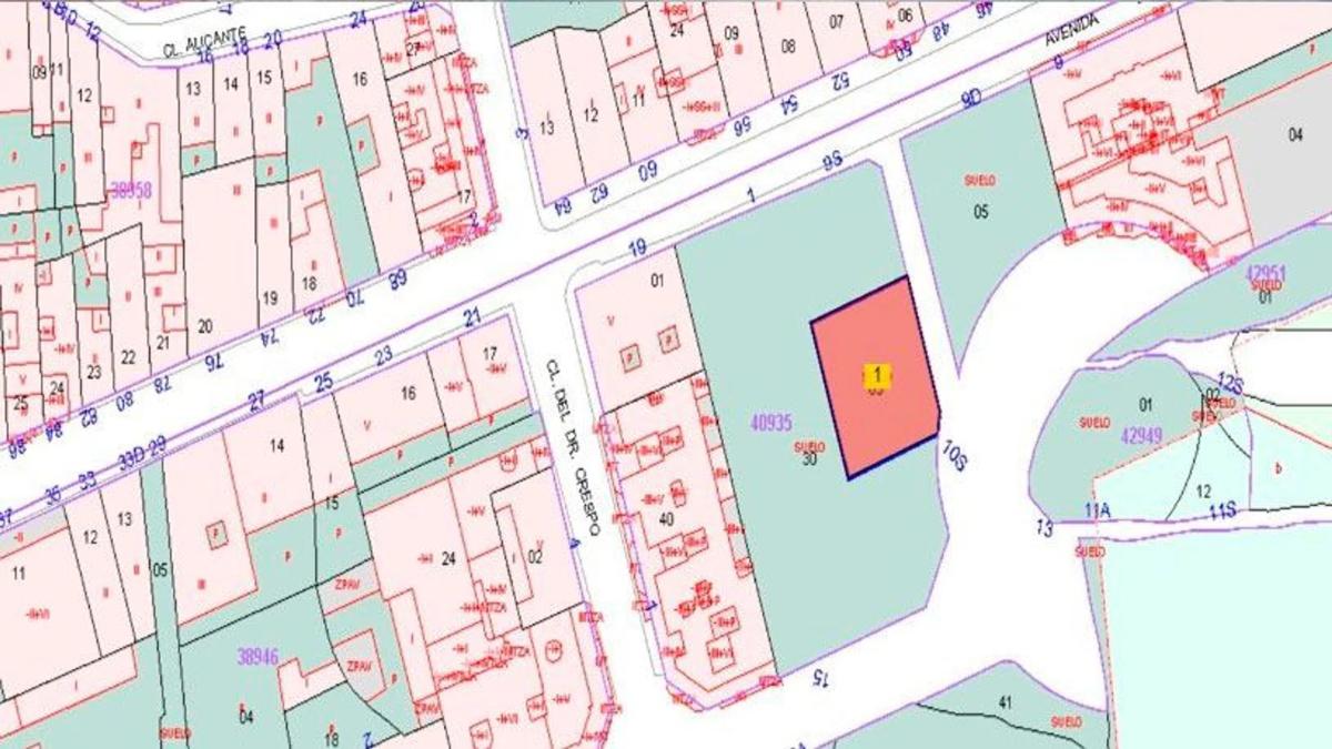 Terreno en venta en Benissa, Alicante plan 1