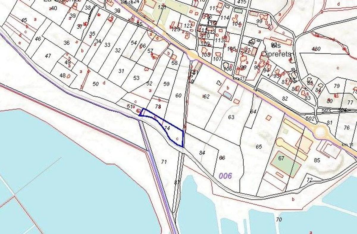 Land for sale in Santa Pola, Alicante plan 1