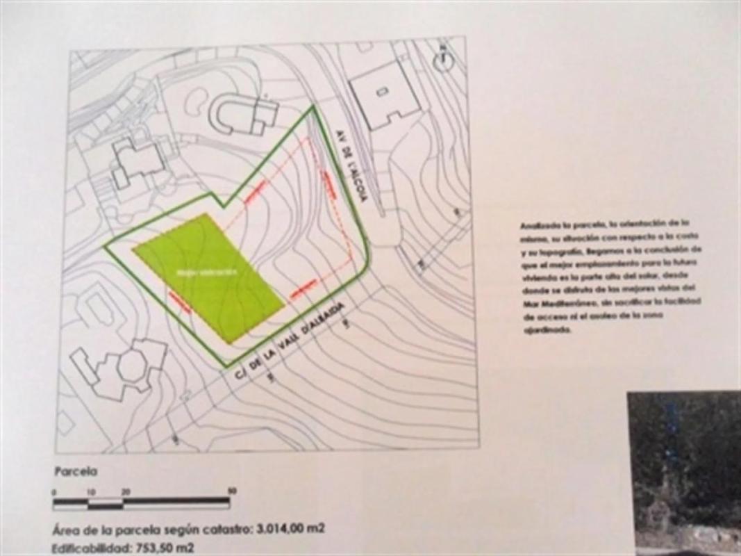 Terreno en venta en Pedreguer, Alicante plan 1