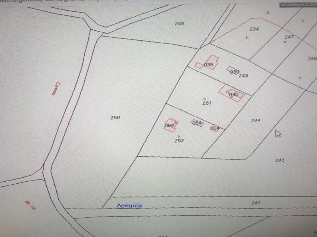 Działka na sprzedaż w Villena, Alicante plan 1