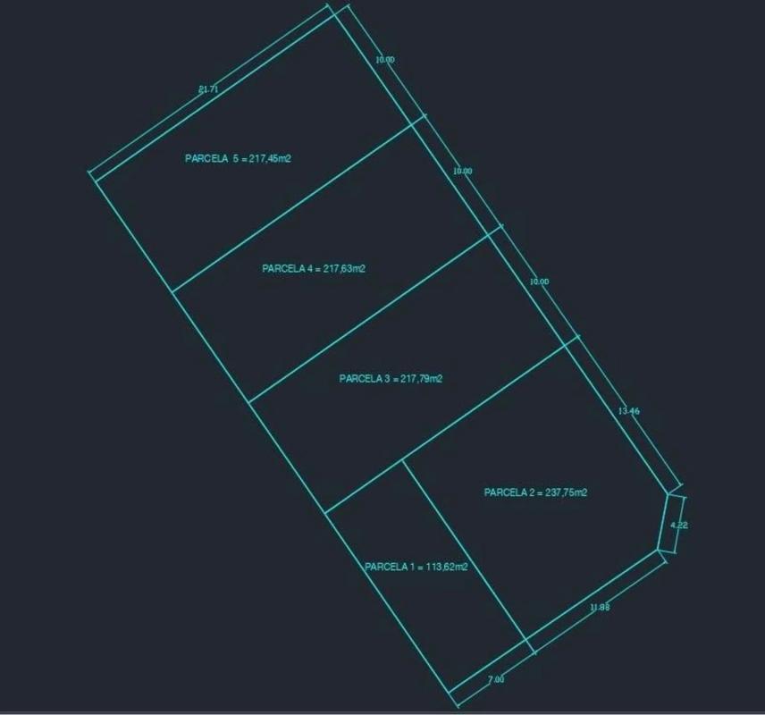 Land for sale in Castalla, Alicante plan 1
