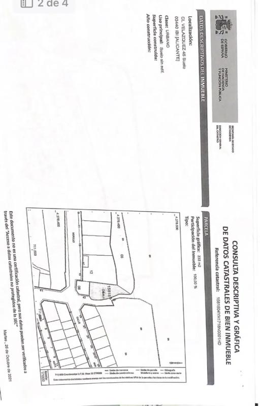 Участок земли на продажу в Иби, Аликанте plan 4