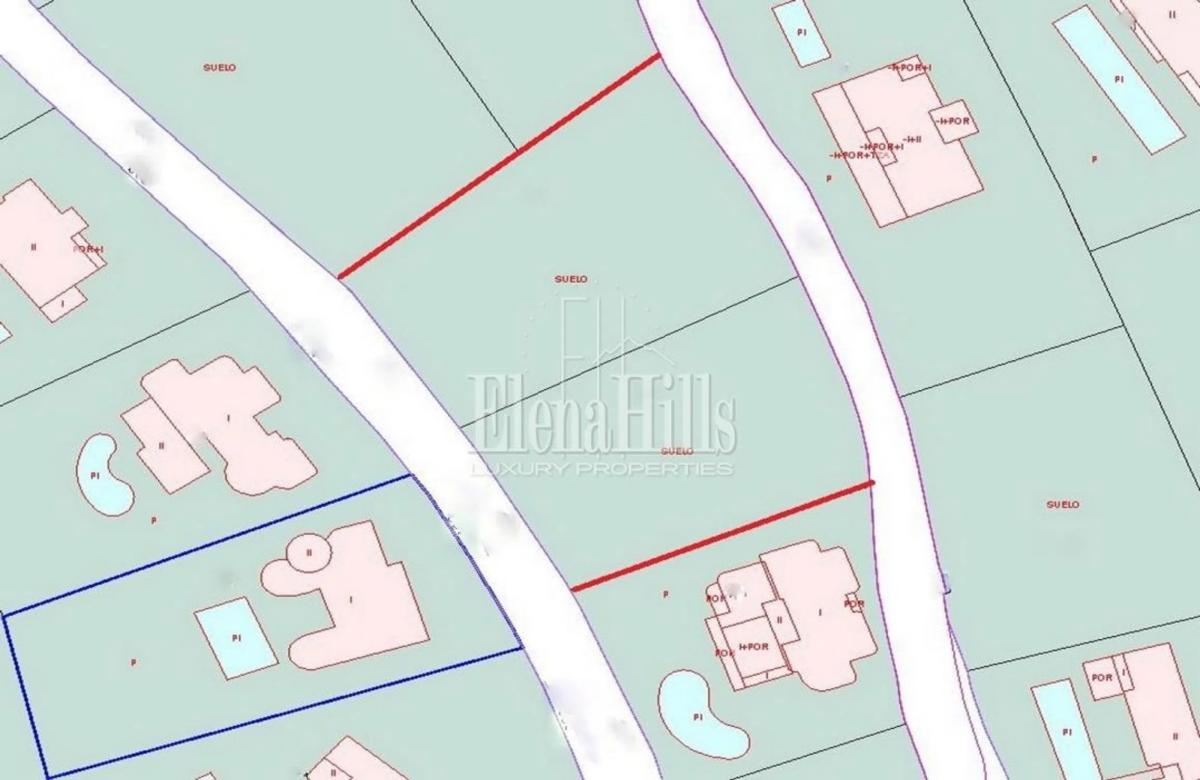 Land for sale in Altea, Alicante plan 1