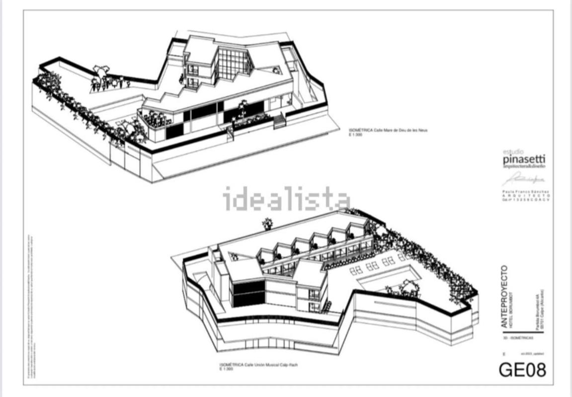 Land for sale in Calpe, Alicante plan 1
