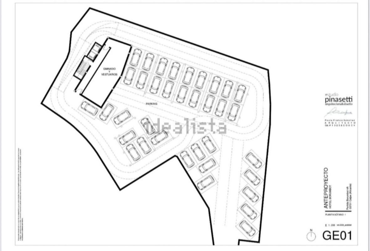 Land for sale in Calpe, Alicante plan 2