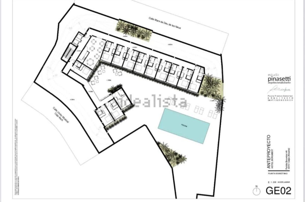 Land for sale in Calpe, Alicante plan 3
