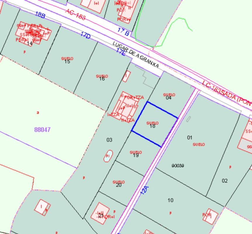 Terreno en venta en Sada, A Coruña plan 1