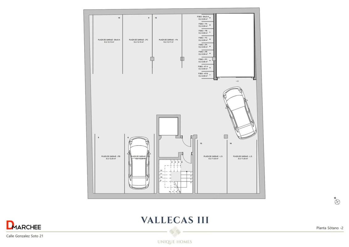 New construction VALLECAS III in Madrid plan 5