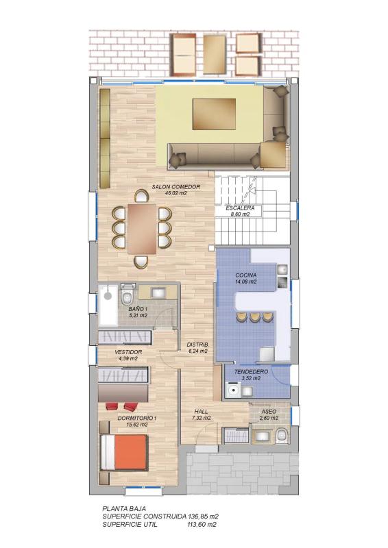 Obra nueva Villas del Pardo en Las Rozas de Madrid (Revista) plan 1