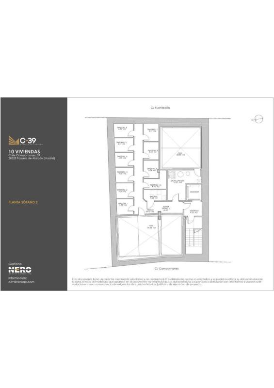 Nowa nieruchomość Campomanes w Pozuelo de Alarcón plan 2