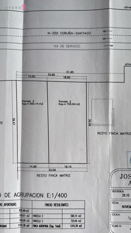 Участок земли на продажу в Сантьяго-де-Компостела, Ла-Коруня plan 1