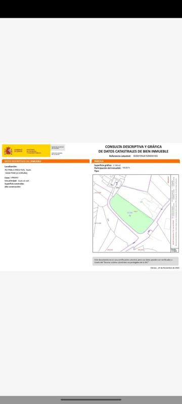 Działka na sprzedaż w Fenec, A Coruña plan 1