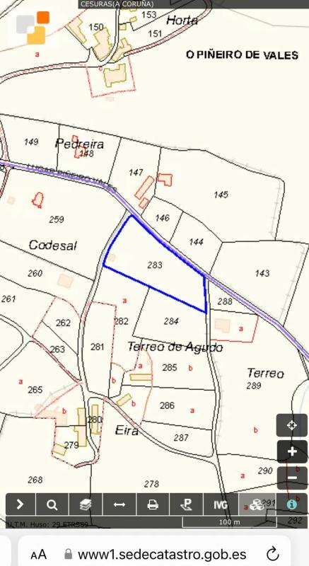 Land for sale in Oza-Cesuras, A Coruña plan 4