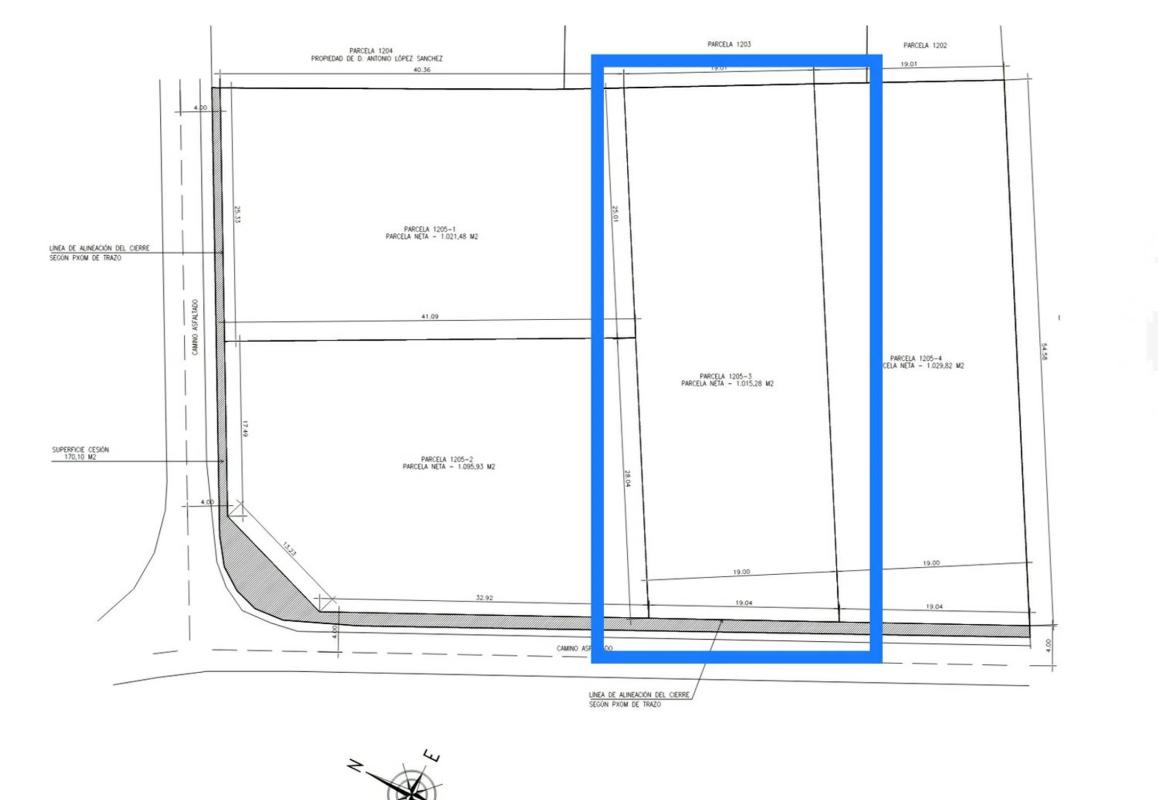 Land for sale in Trace, A Coruña plan 1