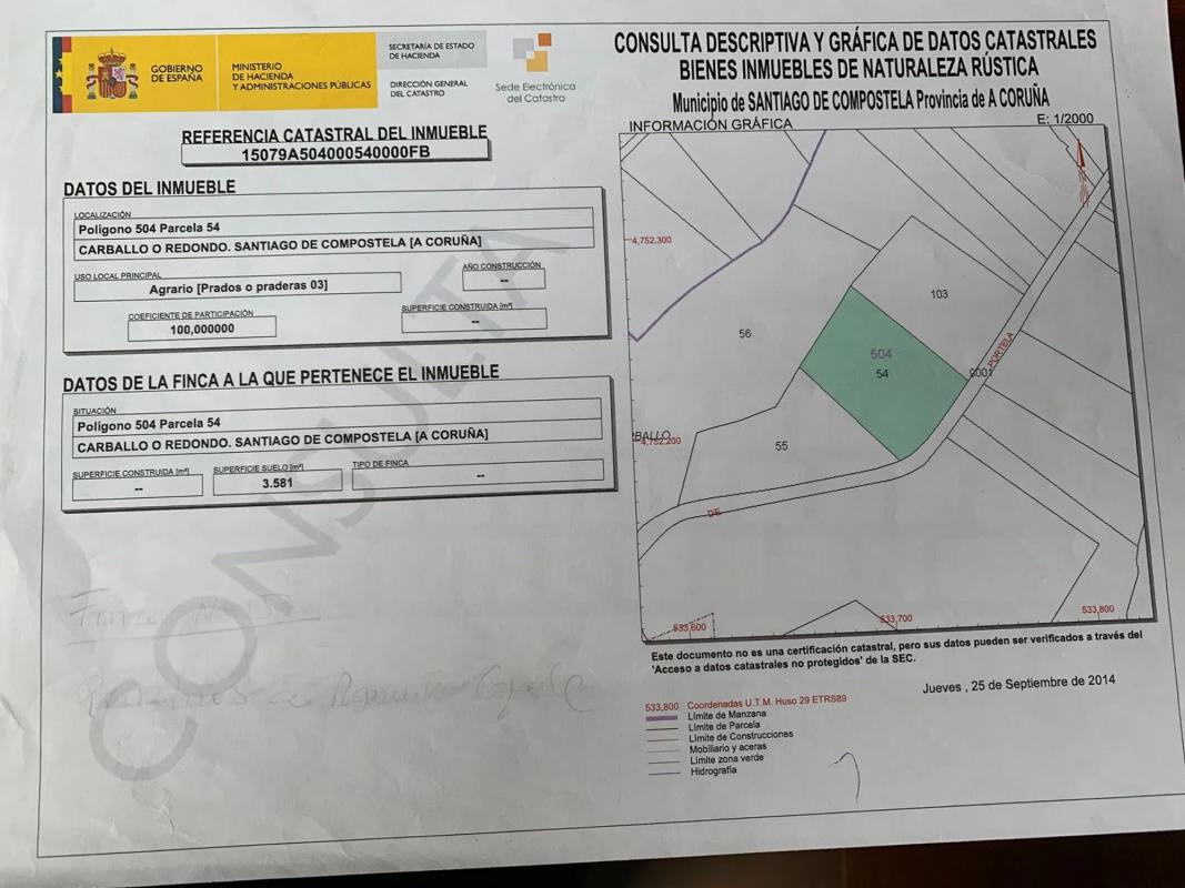 Terreno en venta en Santiago de Compostela, A Coruña photo 5