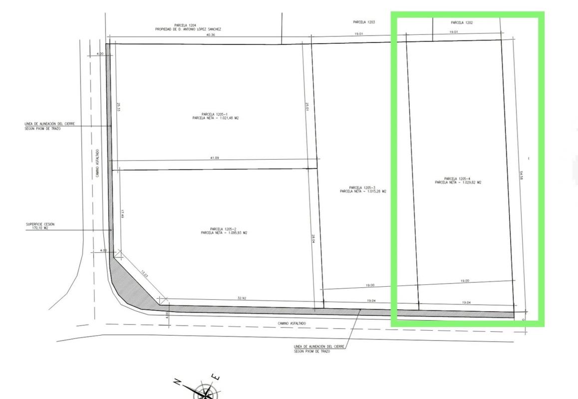 Land for sale in Trace, A Coruña plan 1