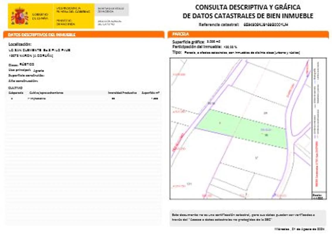 Terreno en venta en Narón, A Coruña plan 1