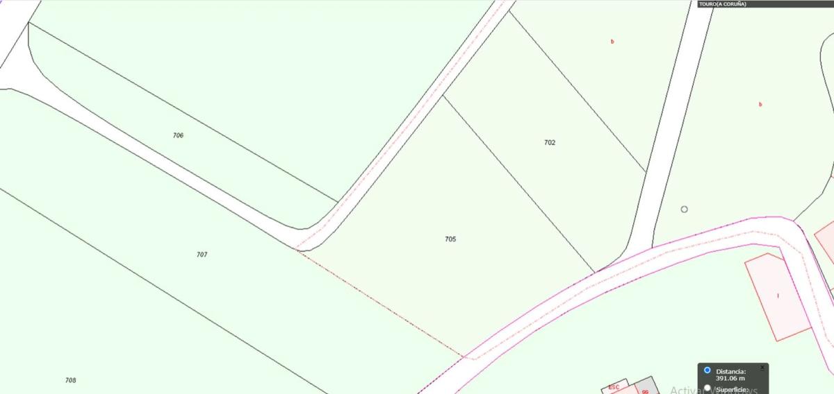 Land for sale in Touro, A Coruña plan 1