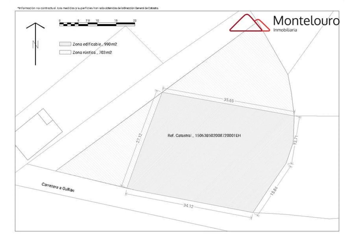 Terreno en venta en Outes, A Coruña plan 1