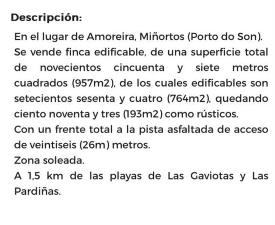 Terreno en Miñortos s/n photo 2