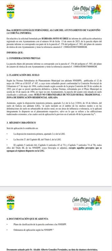 Terreno en venta en Valdoviño, A Coruña photo 4