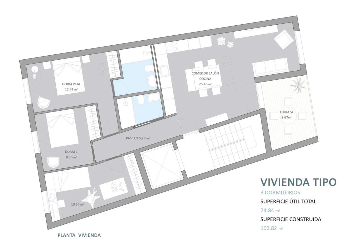 Nowa nieruchomość Torrefiel CDT-71 w Walencja plan 1