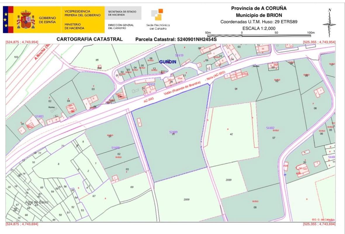 Działka na sprzedaż w Brion, A Coruña plan 1
