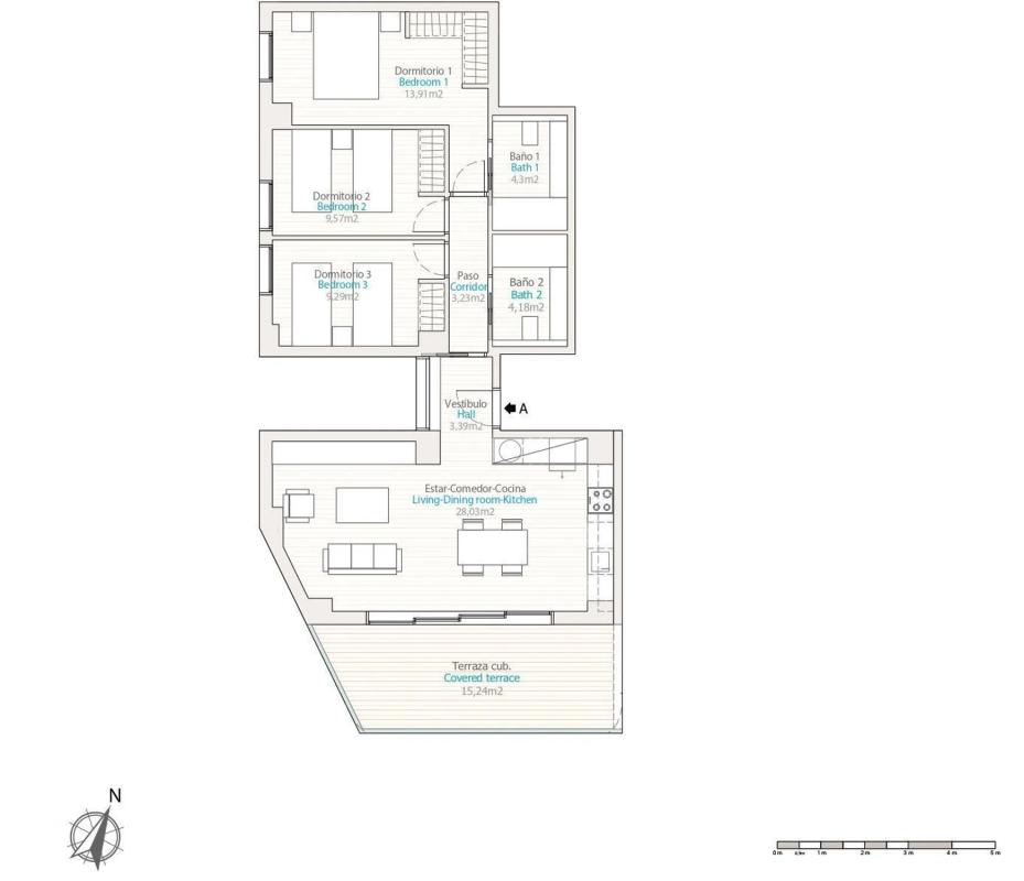 Sprzedaż mieszkania w D'Edeta, La Villajoyosa / Vila Joiosa
plan 1