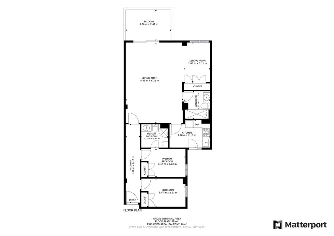 Venta de piso en Calle de les Columbretes, El Campello
 plan 1