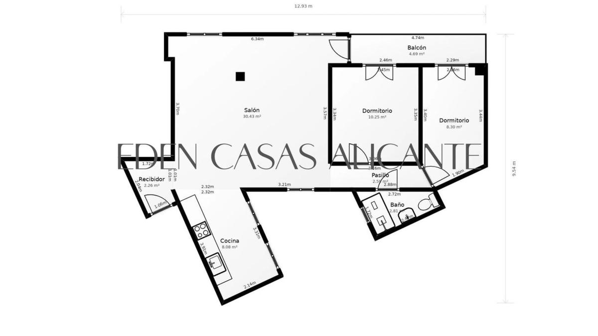 Sale of apartment in Calle de Sant Francesc, El Campello
plan 1