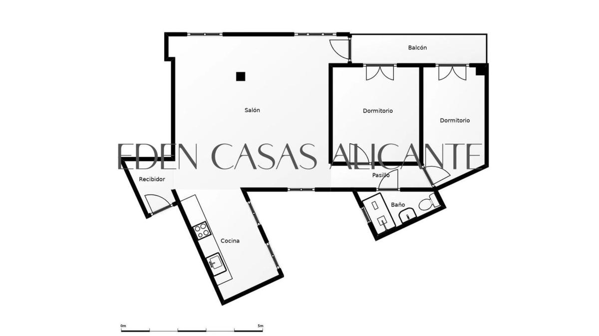 Sale of apartment in Calle de Sant Francesc, El Campello
plan 2