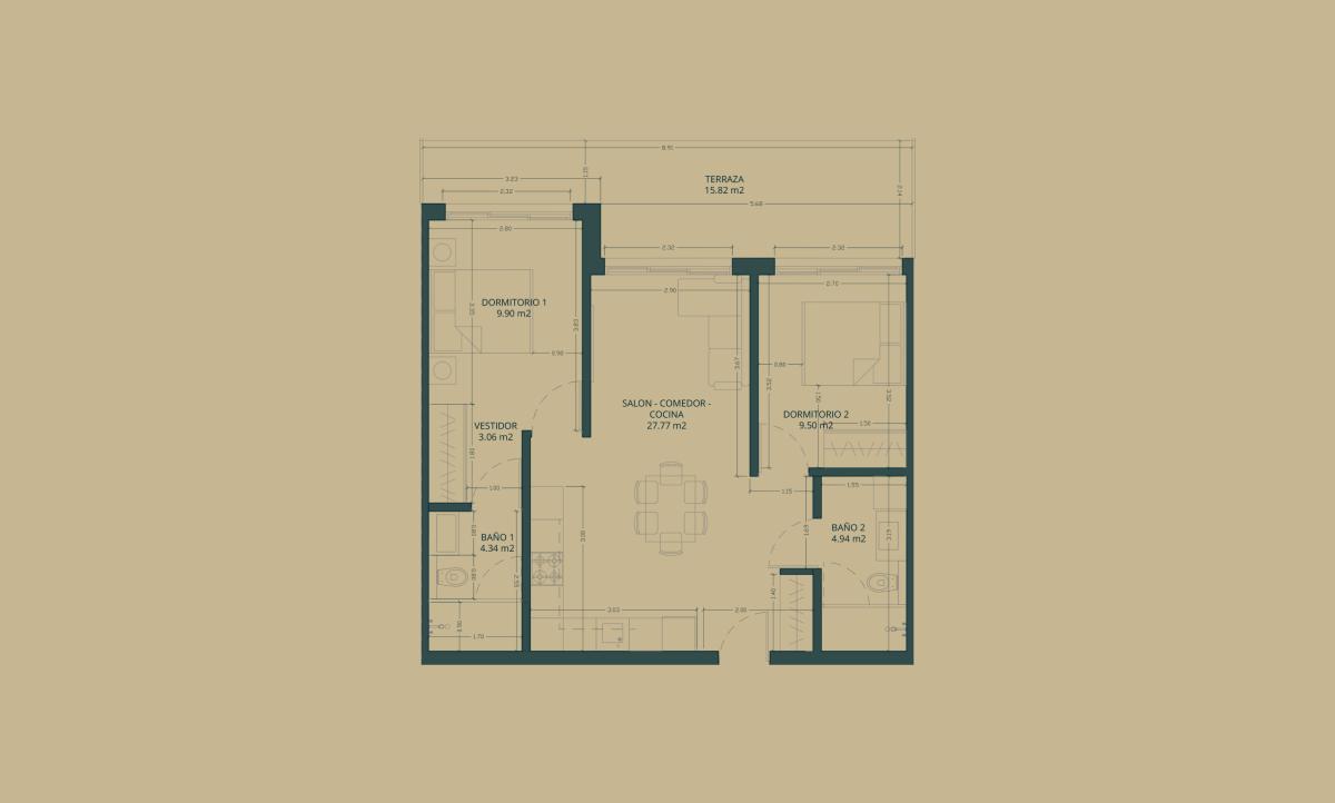 Obra nueva Esentya en Torrevieja (Revista) plan 1