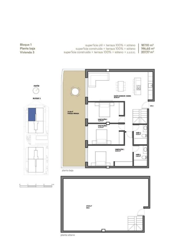 Sprzedaż mieszkania w Bellavista - Capiscol - Frank Espinós, Alicante / Alacant
 plan 1