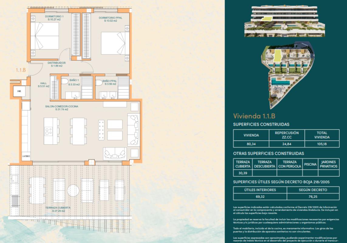 Elysea Suites, Laguny Mijas
plan 4