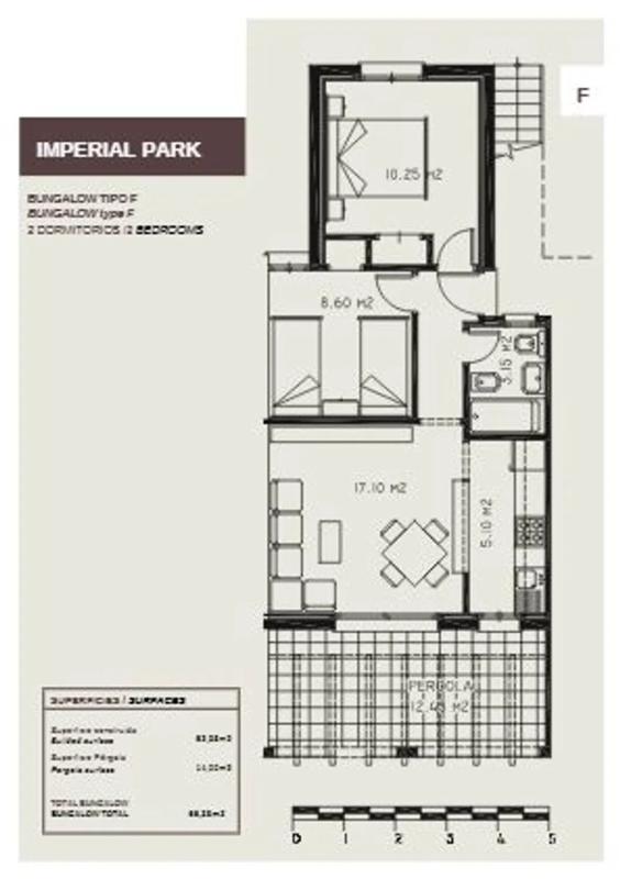 Venta de piso en Partida Tosal de la Cometa, Calpe
plan 1