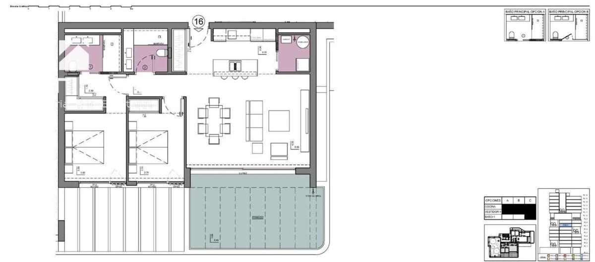 Venta de piso en Playa de Fossa-Levante, Calpe
plan 1