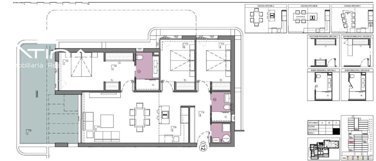 Venta de piso en Playa de Fossa-Levante, Calpe
plan 1
