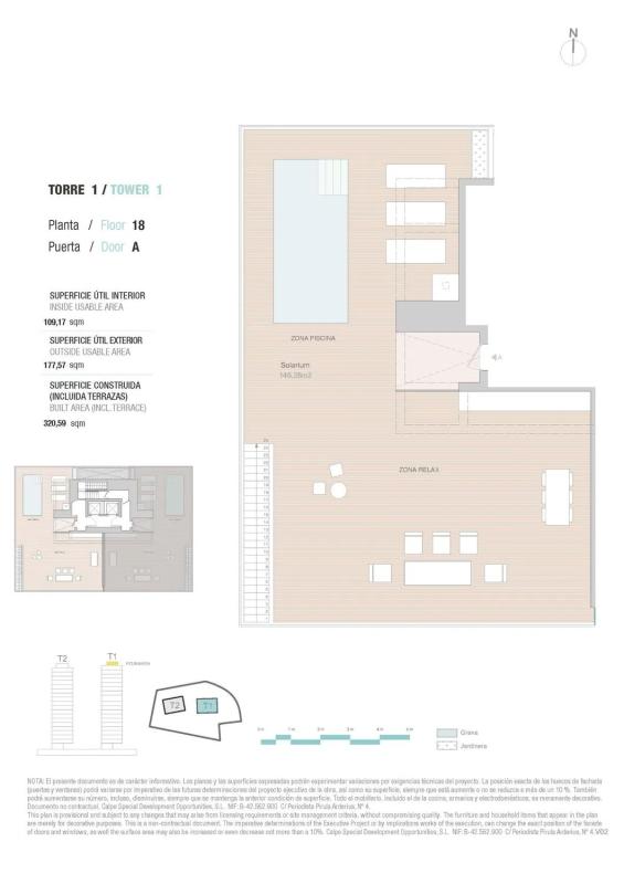 Venta de ático en  Playa Arenal-Bol, Calpe plan 2