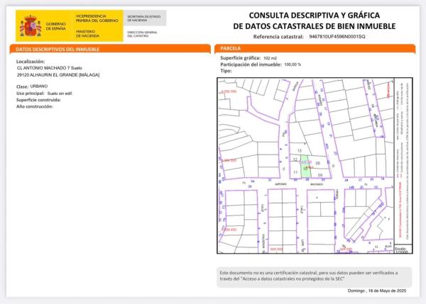 Terreno en calle Antonio Machado, 7 photo 4