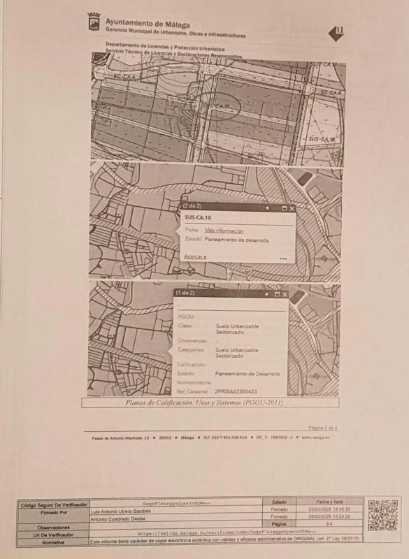 Terreno en venta en Málaga, Malaga plan 3