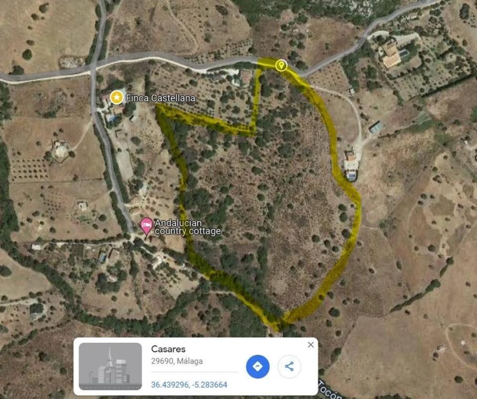 Terreno en venta en Casares, Malaga photo 1