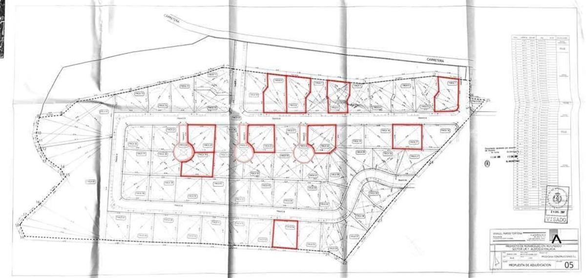 Land for sale in Almogía, Malaga plan 1