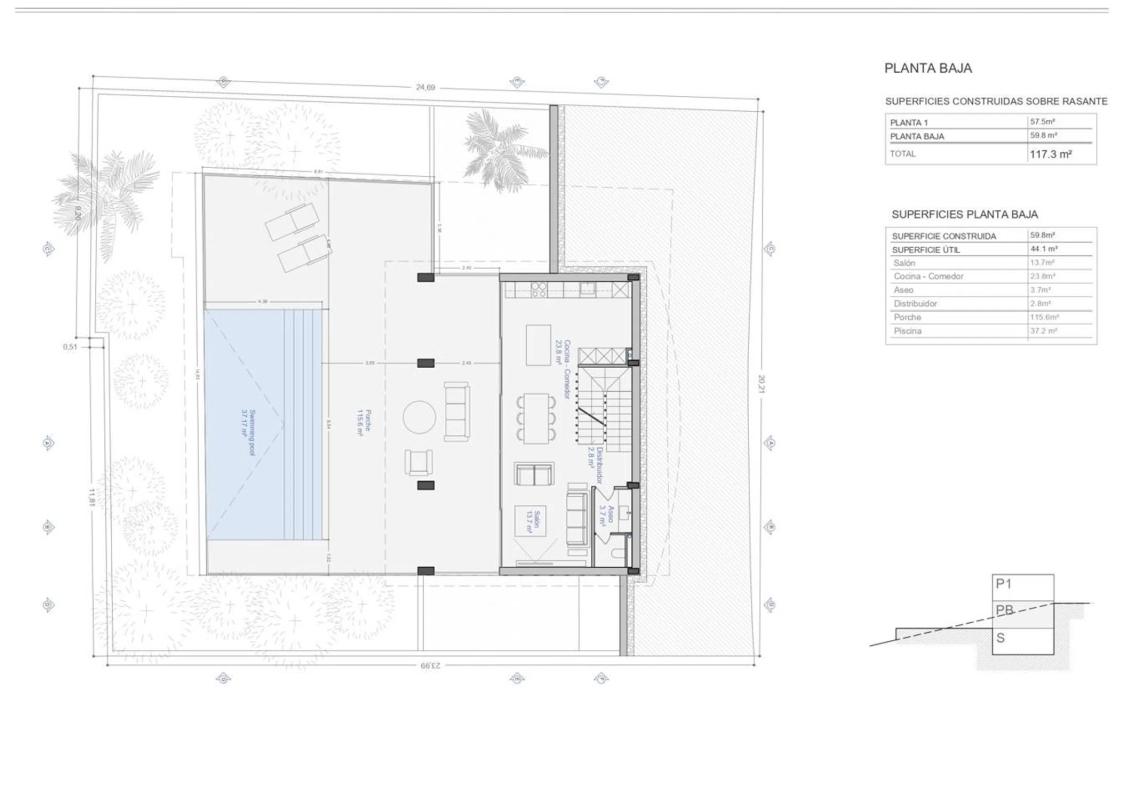 Land for sale in Estepona, Malaga plan 1